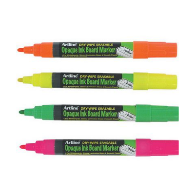 Whiteboardpenne i 4 farver