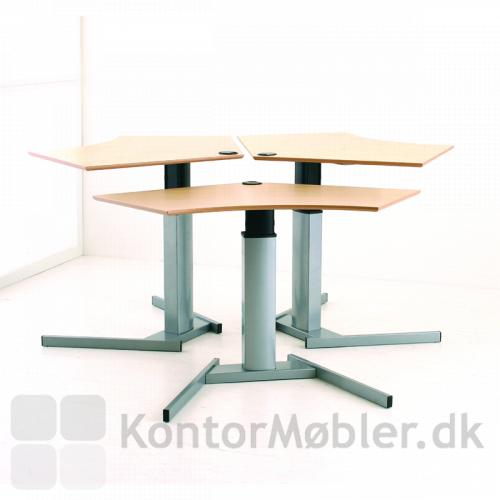 Consets 501-19 basis hæve sænke bord er velegnet som kontor-ø