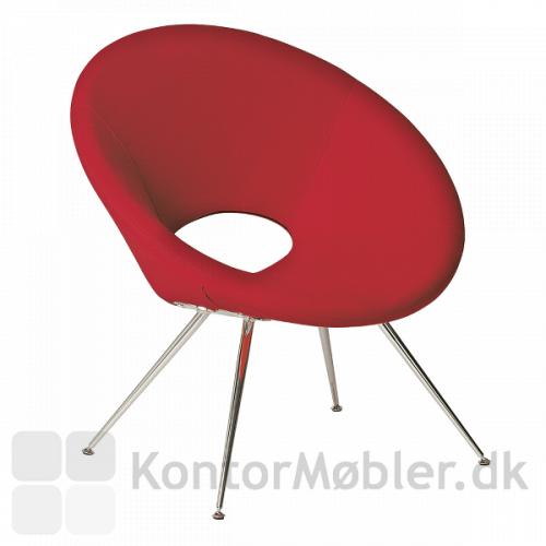 Bakko loungestol fra Lanab i i rød comfort