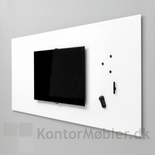 Air TV whiteboard med indbygget tv beslag