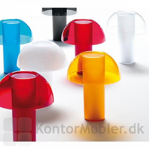 Colette bordlampe kan vælges i flere farver