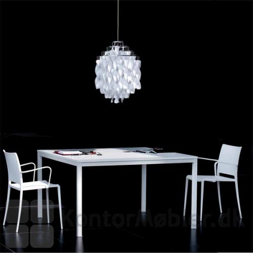 Kuadro bord helt i hvid laminat