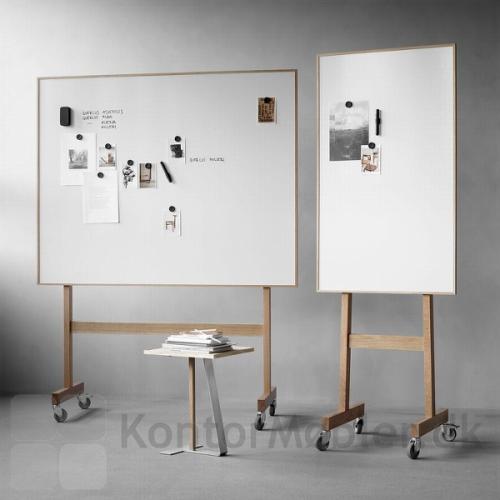 Wood mobil whiteboard kan vælges i to bredder