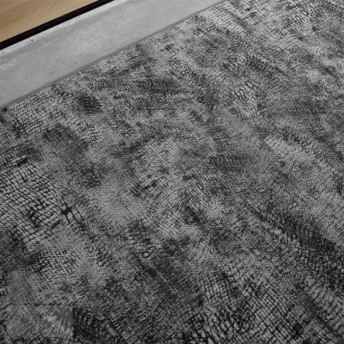 RAW gulvtæppe med mønsteret Crochet Loop og overlook kant