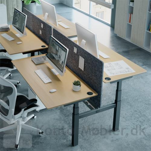 Conset 501-88 dobbeltbord med skærmvæg