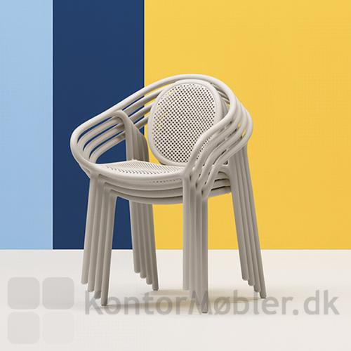 Remind caféstol kan stables med op til 8 stole