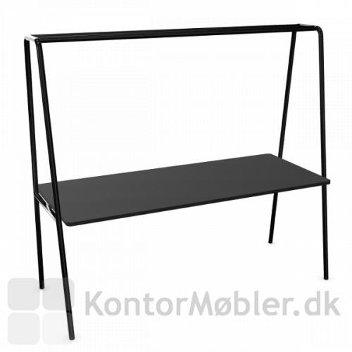 A-frame miljøbord i sort - bordpladen måler 180x80 cm