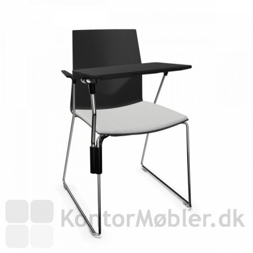 FourCast´2 Line mødestol med Inno®note skriveplade i sort