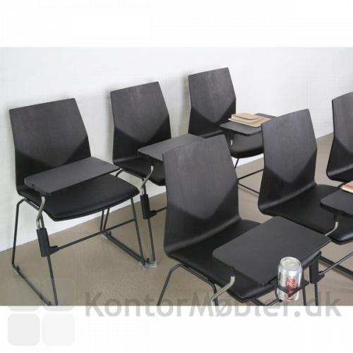 FourCast´2 Line mødestol med Inno®note skriveplade med kop holder