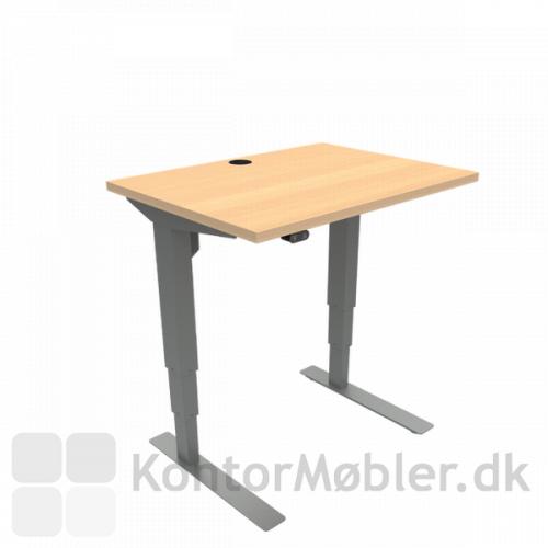 Conset 501-37 hæve sænke bord med bordpladestørrelse 80x60 cm