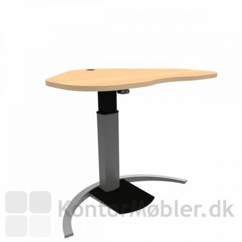 Conset 501-19 Design hæve sænke bord med bøg melamin bordplade 117x 90 cm