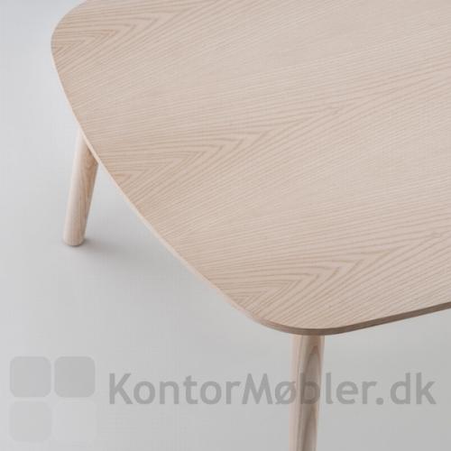 Malmö sofabord med bordplade i ask finér