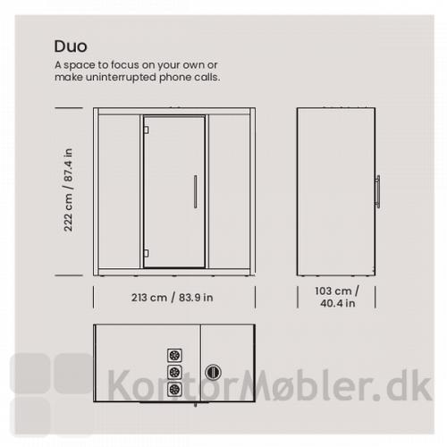 Chatbox by Silen Duo - H222xB213xD103 cm