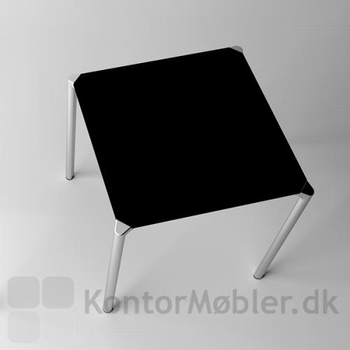 Jump cafébord med sort bordplade 69x69 cm