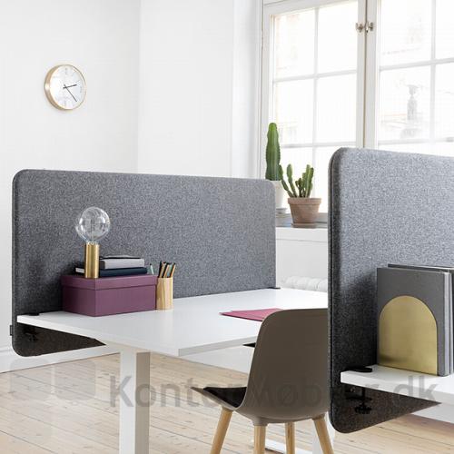 Abstracta Softline 30 bordskærm frontmonteret i enkelt design med afrundede hjørner