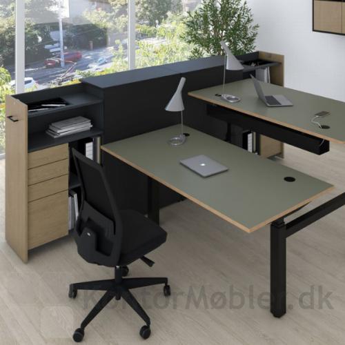 Every kontorstol i sort passer ind i de fleste kontormiljø