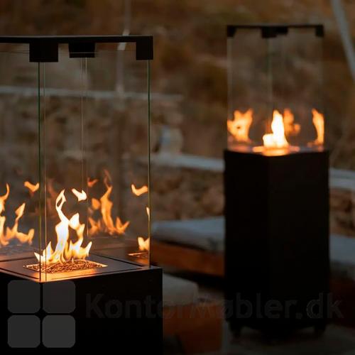 Faro gas terrassevarmer giver varme og hygge med de flotte flammer