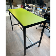 Square højbord - sort med lime bordplade