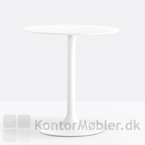 Dream cafébord med hvid bordplade og hvid stel