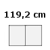 119,2 cm (756,-) (2360)