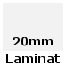 Hvid laminat 20mm (735,-) (BAI/20 white)