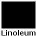 Sort Linoleum (0,-) (4023)