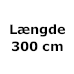Længde 300 cm (1.750,-)