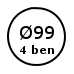Ø 99 cm (1.870,-) (D_99_TJ4)