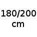 Passer til 180/200 cm borde (6168)