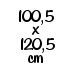 100,5x120,5 cm (0,-) (22826)