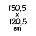 150,5x120,5 cm (472,-) (22827)