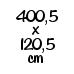 400,5x120,5 cm (3098,-) (22832)