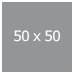50x50 cm (0,-) (75710-stof)