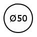 Ø 50 cm (0,-) (330E)