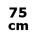 Højde 75 cm (2706)