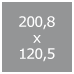 200,8 x 120,5 cm (2196,-) (27328)