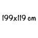 199x119 cm (2556,-) (27828K-AIR)