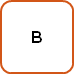 Placering midt i reolen (kun enkeltrums låge) (B)