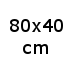B80xD40xH8,5 cm (0,-) (2975)