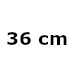 Bredde 36 cm (0,-) (2833)