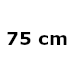 Bredde 75 cm (224,-) (2834)