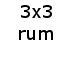3x3 rum (2616,-)