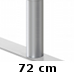 Rund søjle - højde 72 cm (17005)