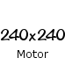 240x240 cm motorbetjent (3948,-) (695240IR)