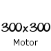 300x300 cm motorbetjent (7665,-) (695300IR)