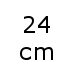 24x10 cm (0,-) (1224)