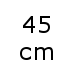 45x10 cm (238,-) (1245)