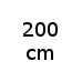 200 cm (136,-) (2752)