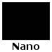 Sort nano (R8 - Bagsidepapir sort)