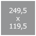 249,5 x 119,5 cm (4984,-) (27829BM)